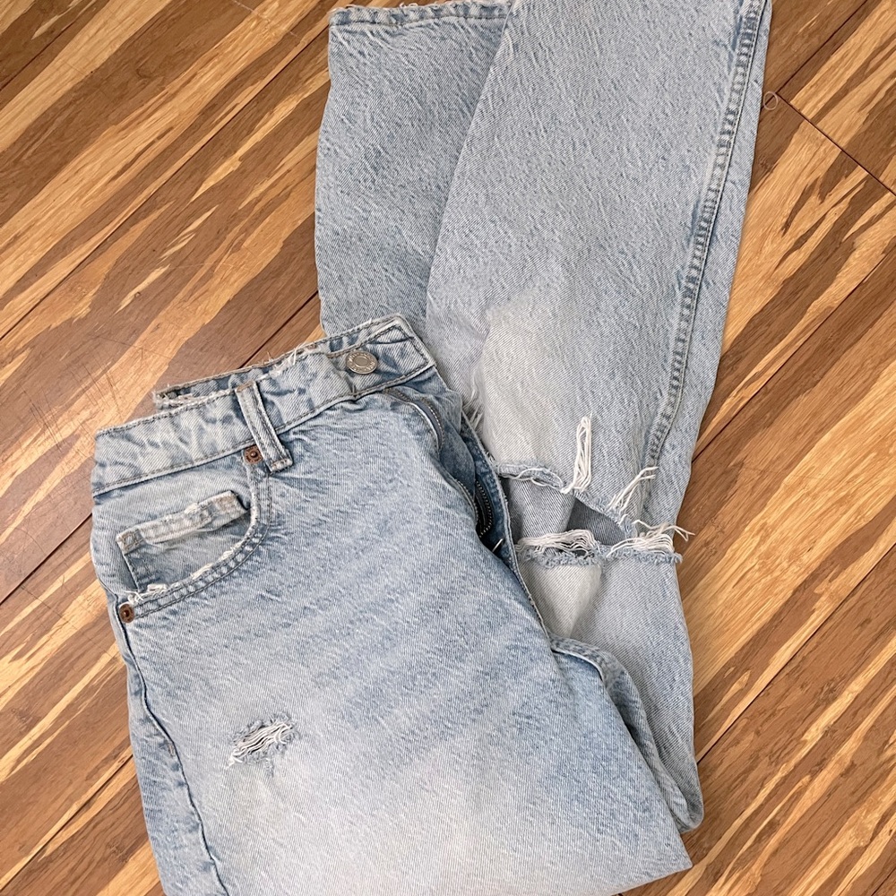 zara mom jeans